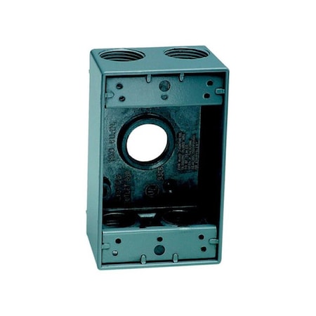 Sigma Engineered Solutions Outlet Box Gray - 4.5 x 2.80 x 2 in. 3460615